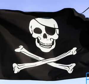 флаг пиратский flag piratskij